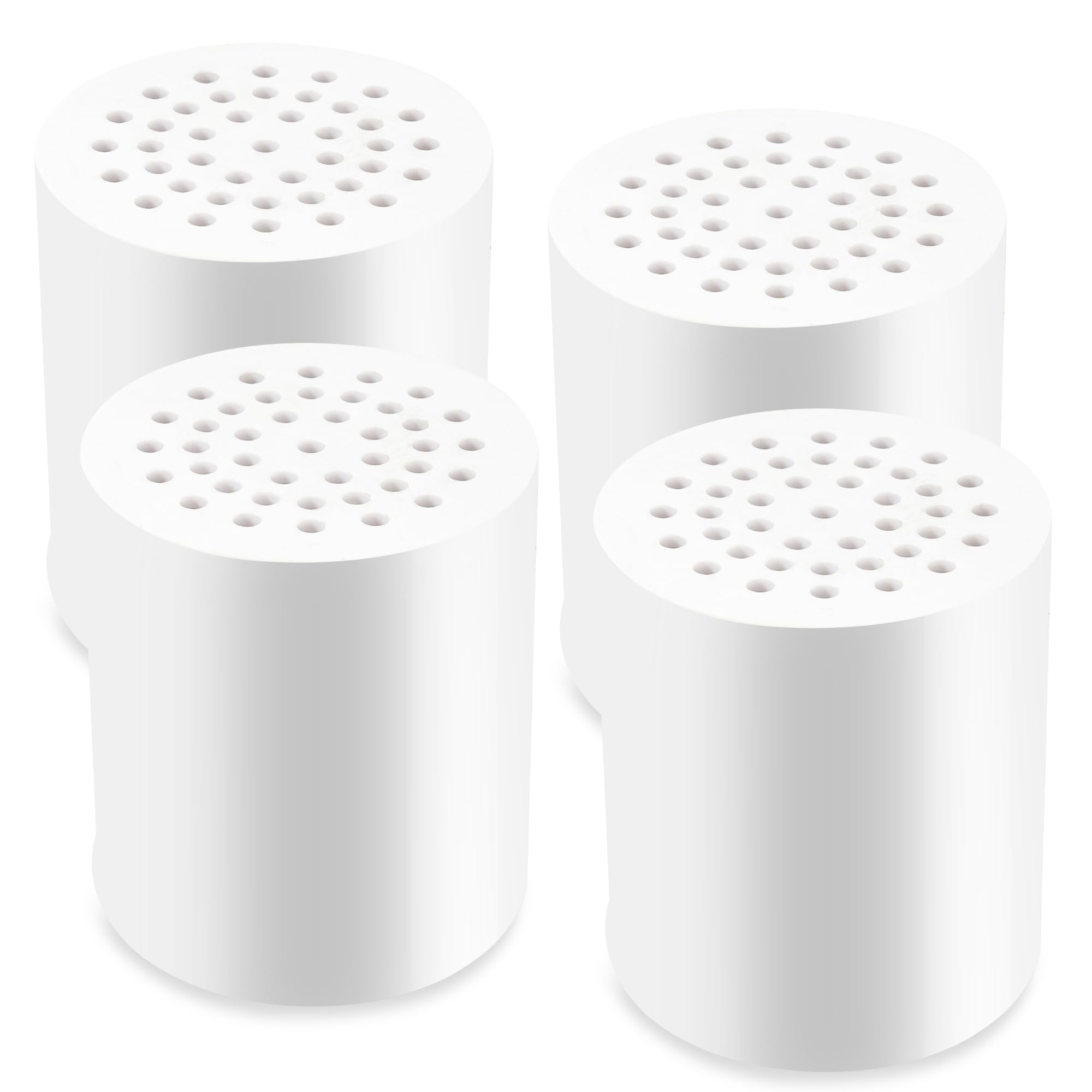 4 Pack 20 Stage Shower Head Filter, Shower Filter Replacement Cartridge for Hard Water, Universally Compatible With Any Similar Design, High Output, Clean and Softener Water
