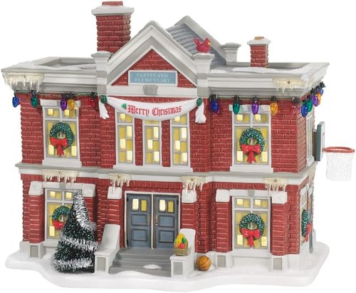 Department 56 Cleveland Elementary School | Christmas Story Village Collectible Figurine