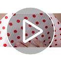 Mushroom Pattern Kitchen Towels Set - 4 Pcs Red Beige Waffle Dish Towels - VitalCozy