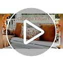 Floral Pumpkin Fall Pillow Cover 12x20 - Machine Washable