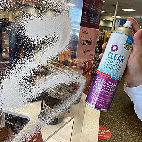 Invisible Glass Clear Plastic Cleaner – Streak-Free Anti-Static 19 oz