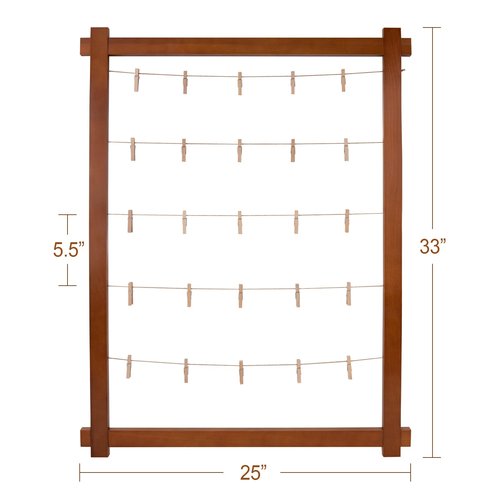 2026 Graduation Decorations - Wooden Picture Frame Decor with Clips - Class of 2026 Grad Centerpieces Table Wall Decoration Party Supplies for Kindergarten Preschool High School College