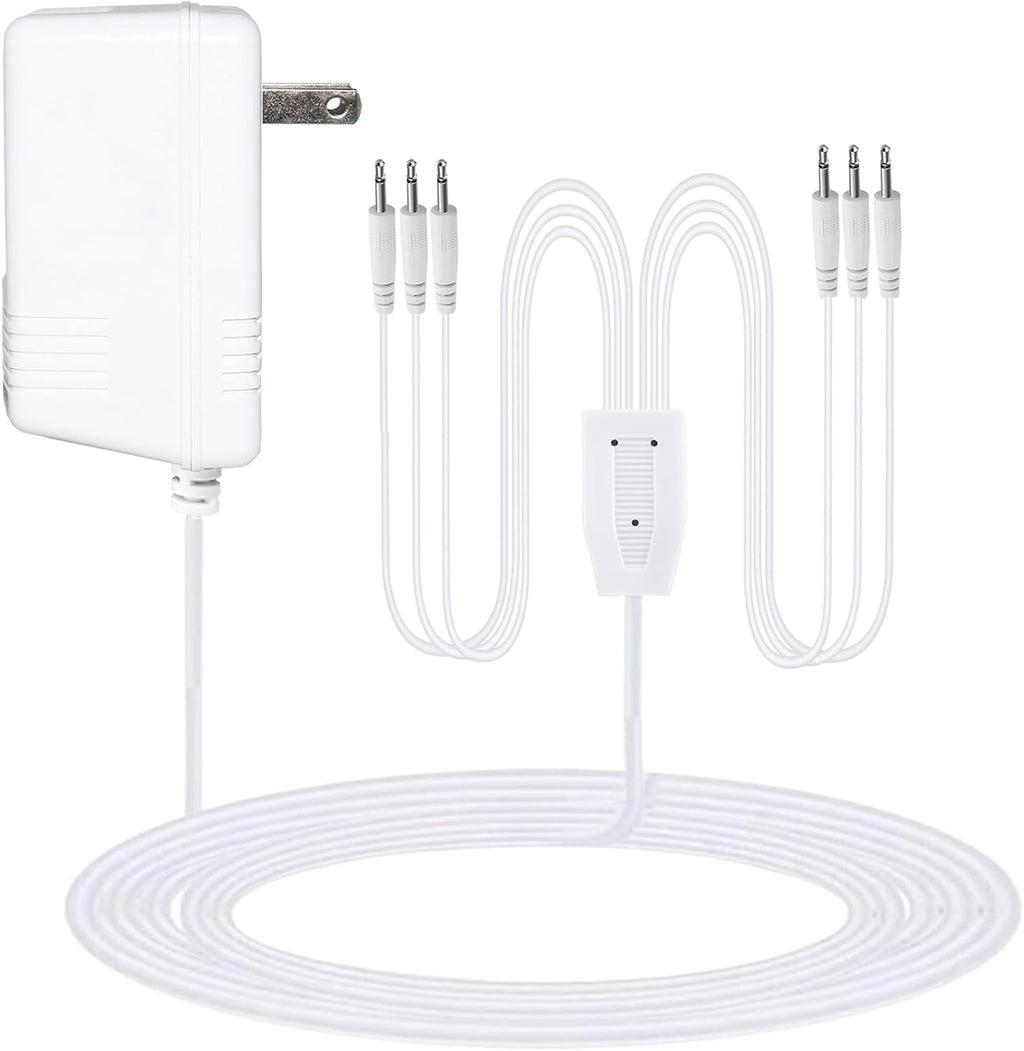 3V Power Adapter - Department 56 Accessories for Village Lights | 6 Output, White