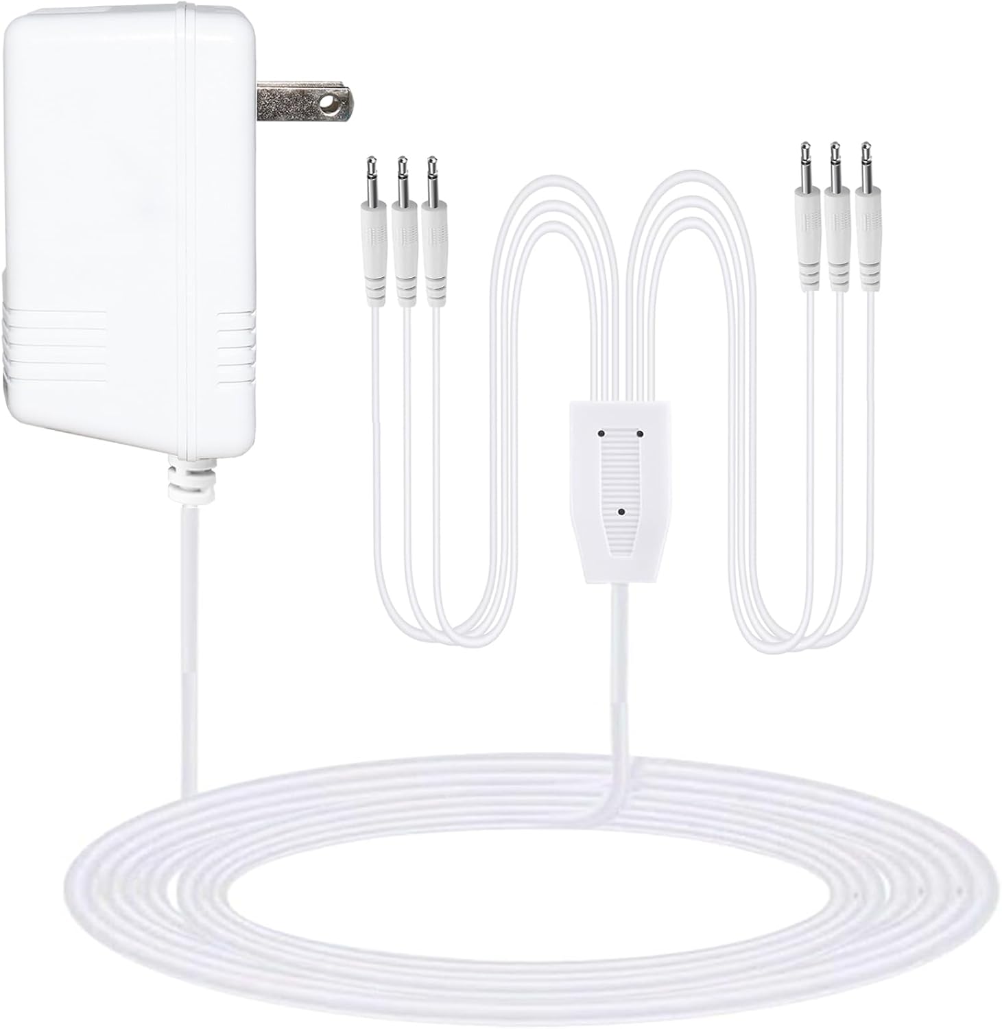 3V Power Adapter - Department 56 Accessories for Village Lights | 6 Output, White