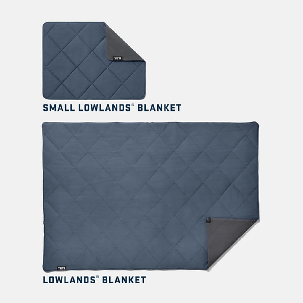 YETI Small Lowlands Blanket - Cozy Olive Green Outdoor Essential for Comfort and Warmth