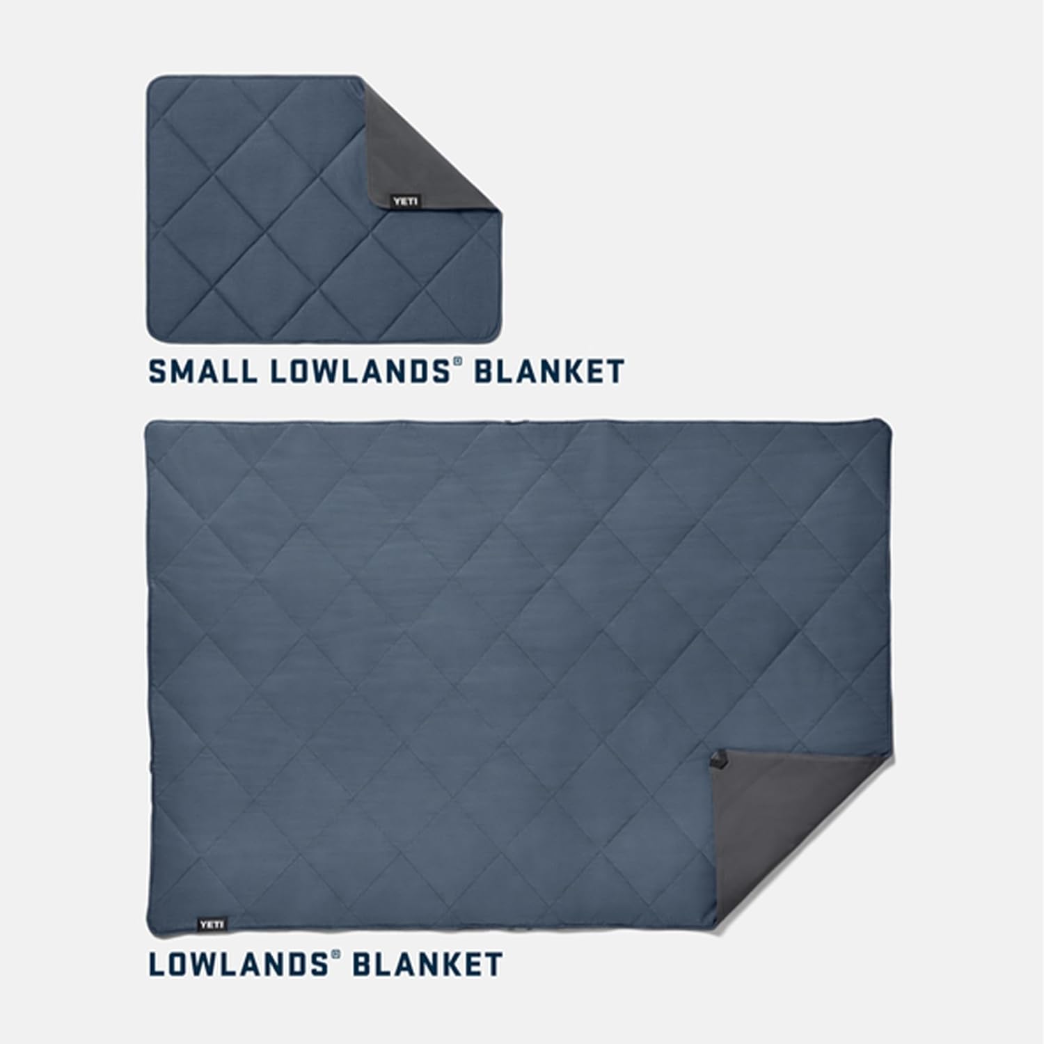 YETI Small Lowlands Blanket - Cozy Olive Green Outdoor Essential for Comfort and Warmth