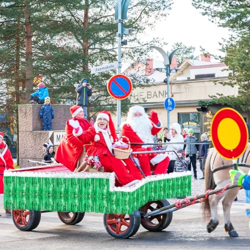 Christmas Parade Float Decorations Set for Trailers - Red & Green Festive Supplies
