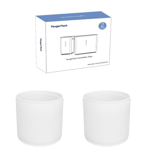 YougetTech 2 Pack EH22/EH22T Humidifier Wicking Filters Replacement, Compatible with YougetTech Humidifier EH22/EH22T, Cool Mist Humidifier Filters