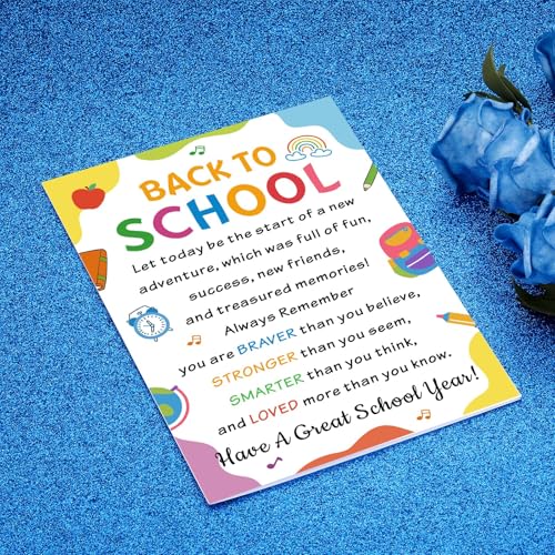 First Day of School Card for Kids - Kindergarten to 8th Grade