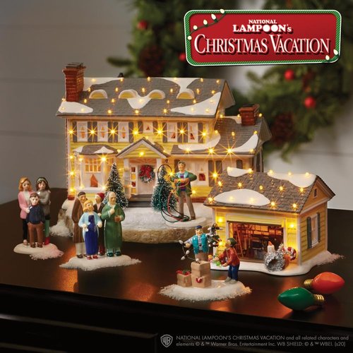 Department 56 Clark and Rusty Figurine - Christmas Vacation Village Accessory | Multicolored Design