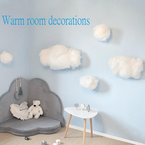9Pcs Artificial Cloud Props - 3D Decorative Fake Clouds for Room Ceiling & Wedding Decor