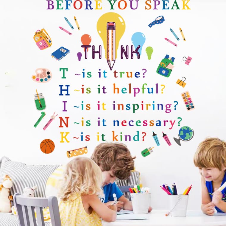 Colorful Inspirational Quotes Wall Decals for Home & Classroom