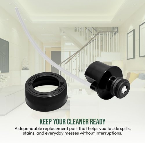 Bissell Selgo Replacement Cap & Straw Assembly - Compatible with Little Green Machine Models 1400B, 1400W, 3369, 3353, 3519 - Black