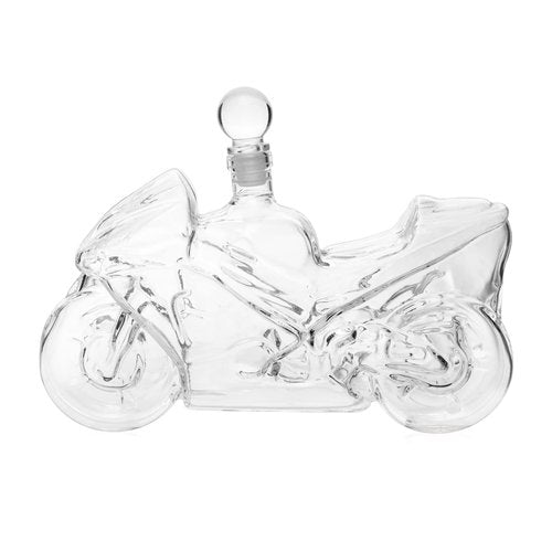 Motorcycle Decanter Whiskey & Wine Decanter, Motorcycle Gifts, Harley Davidson Motorbike Gifts, Dispenser for Wine, Scotch, Bourbon, Whiskey Biker Themed Gifts for Men, Dad, Birthday