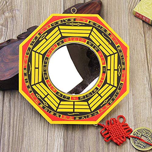 Traditional Chinese Feng Shui Bagua Mirror - 6in Convex Concave