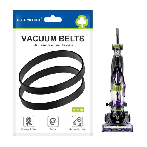 LANMU Replacement Vacuum Belts - Compatible with Bissell Powerlifter & CleanView Models | 2-Pack