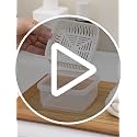 Leak-Proof Square Soap Dish Travel Case with Drainage - Light Pink