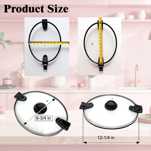 6QT Oval Glass Lid Replacement For CrockPot Slow Cooker Models SCCPVL600-S-BR CPSCV060LLBP CPSCVC60LL-S