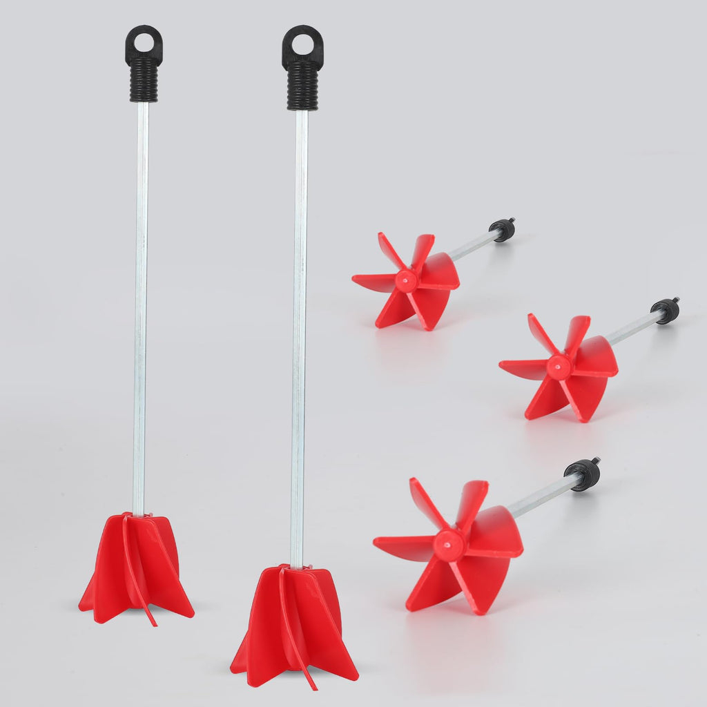 2-Pack Helix Paint Mixer Attachment for Drill 11.8", 1-5 Gal