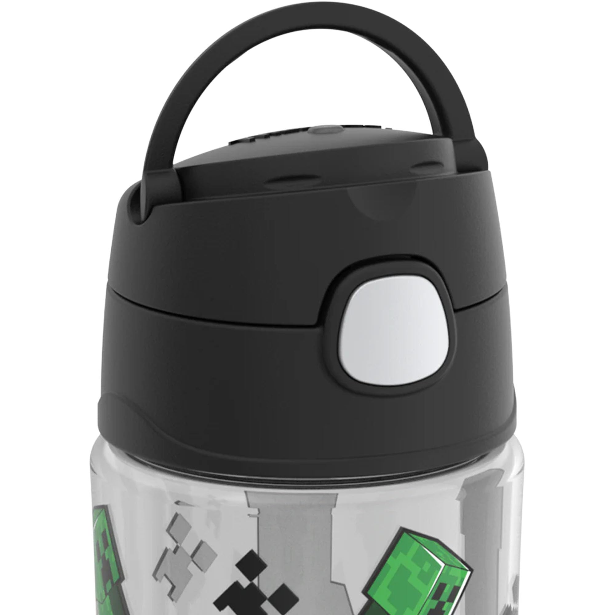 THERMOS FUNTAINER 16 Ounce Plastic Hydration Bottle with Spout, MINECRAFT