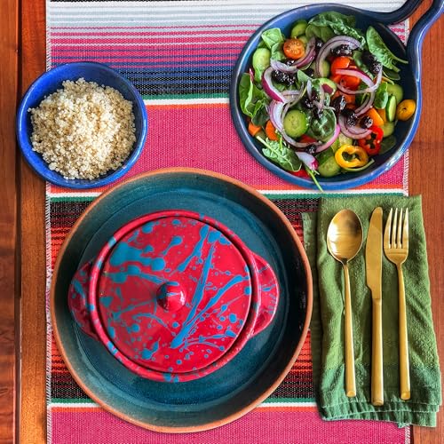 2PCS Mexican Table Runner - 14x86in Boho Día de los Muertos Decor