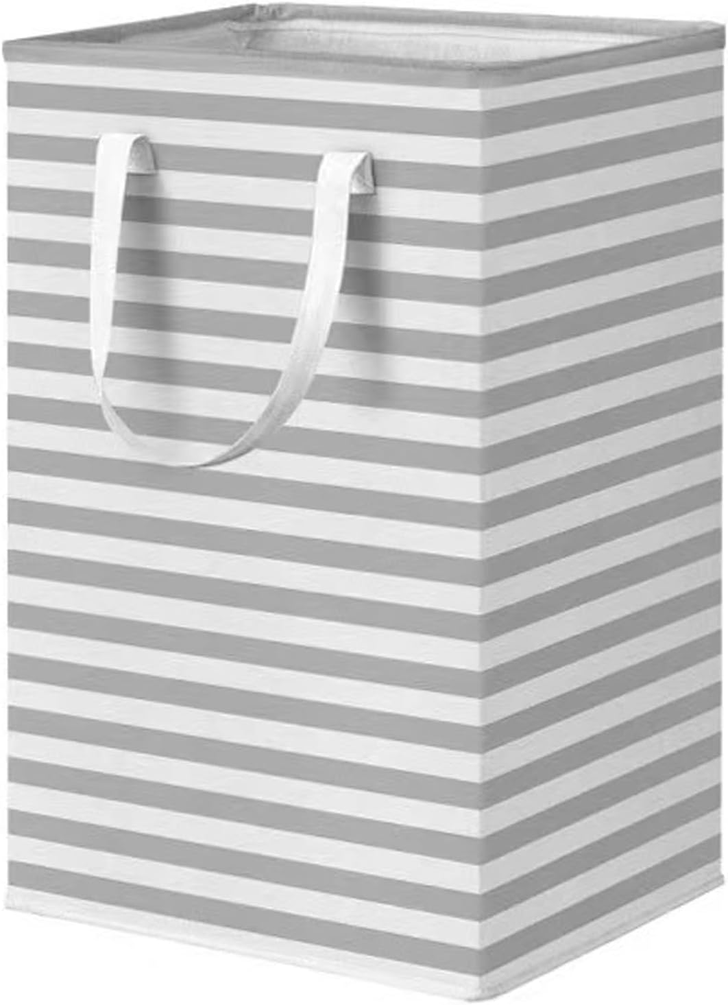 Regine Switzerland Large Collapsible Laundry Hamper - Waterproof Freestanding Basket with Easy Carry Handles | 75L Gray Storage Solution for Bedroom, Bathroom, College Dorm