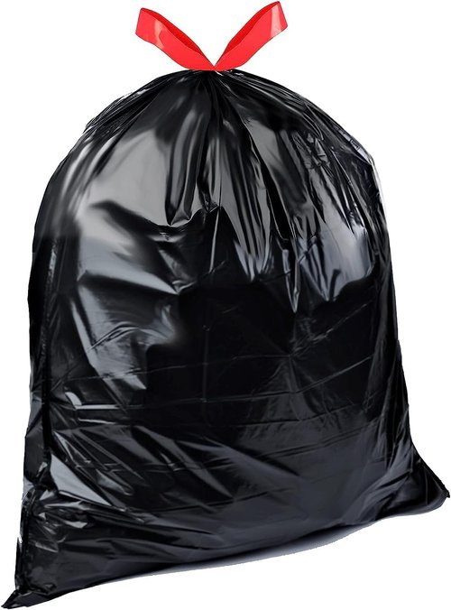 LIMELINEN 30 Gallon Trash Bags - 100 Count Extra Thick Drawstring, Leak & Odor-Resistant Plastic Bags