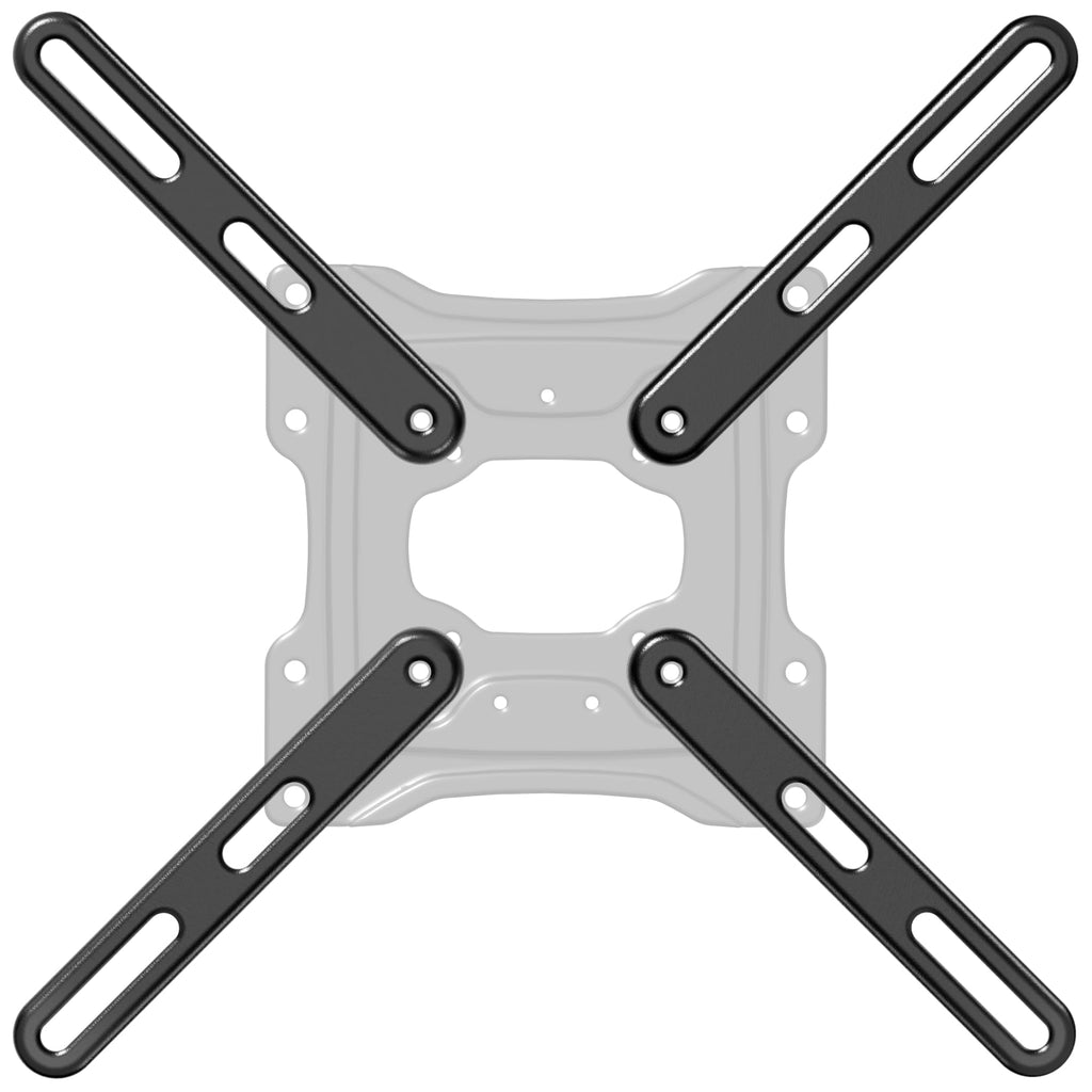 monTEK Steel VESA Mount Adapter Kit, Universal Extension Bracket Fits 32"-55" LCD LED TVs up to 66lbs, Conversion Kit Expands VESA Holes to 300x300 & 400x400, Includes 52 Mounting Hardware