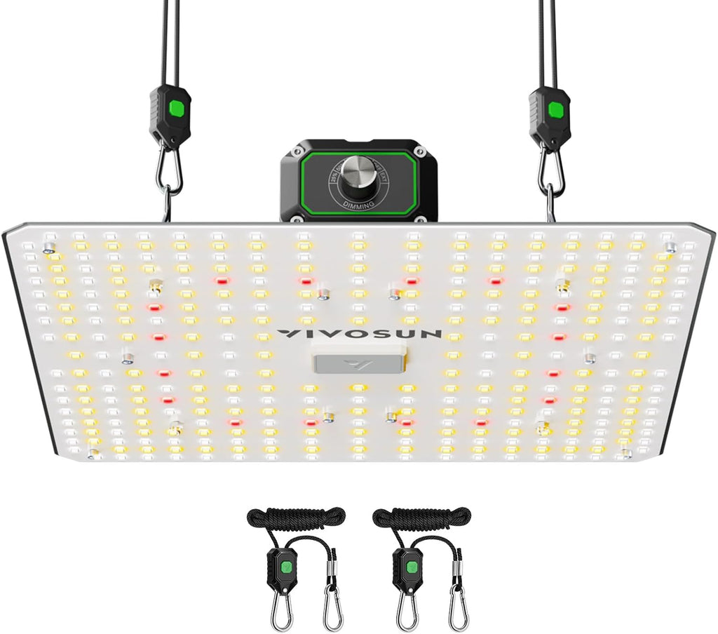 VIVOSUN LumaLight 100W LED Grow Light - Full Spectrum, Smart Dimmable for Indoor Plants & Vegetables | Fits 2x2/2x4 Tents