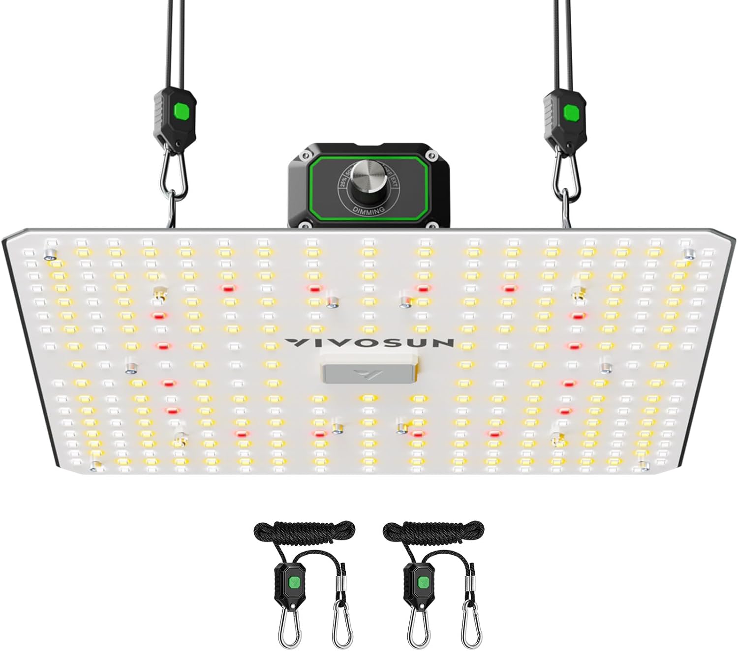 VIVOSUN LumaLight 100W LED Grow Light - Full Spectrum, Smart Dimmable for Indoor Plants & Vegetables | Fits 2x2/2x4 Tents