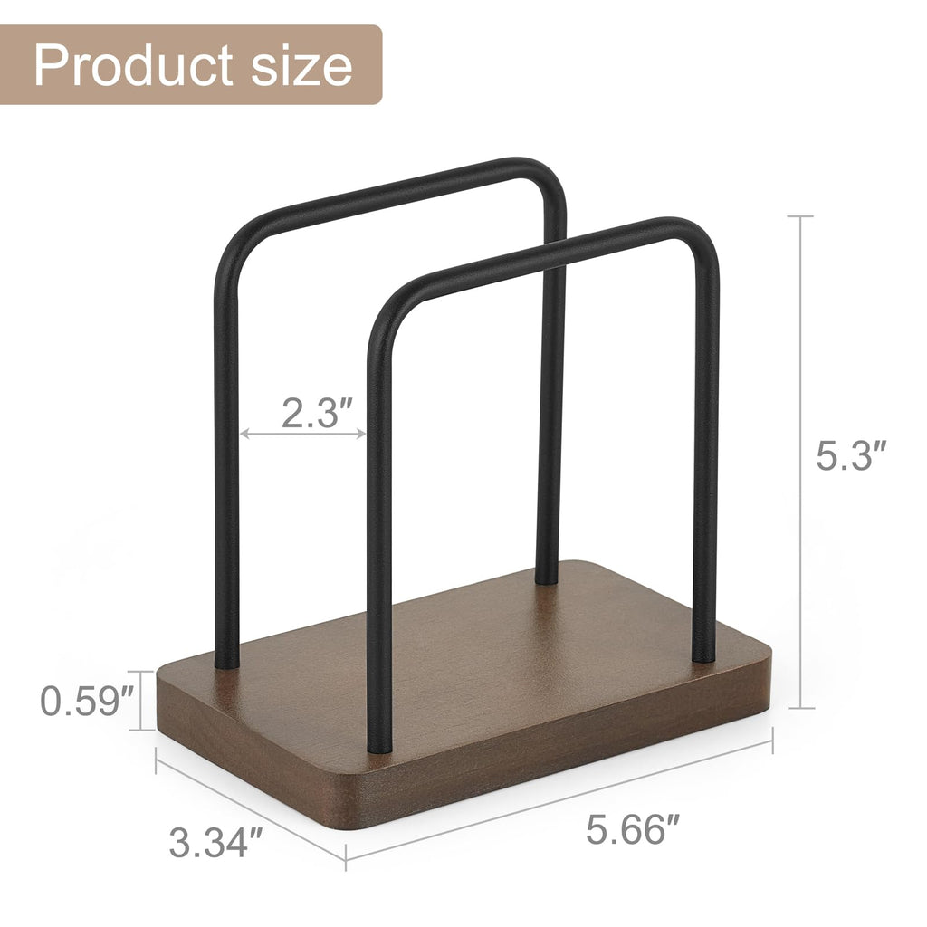 Mkono Napkin Holder for Table Wooden Paper Napkin Dispenser Servilletero for Kitchen Dining Room Cocktail Bar Party Outdoor, Brown