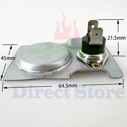 Direct Store Parts Kit DN125 Magnetic Thermostat Switch for Fireplace Fan/Fireplace Blower kit