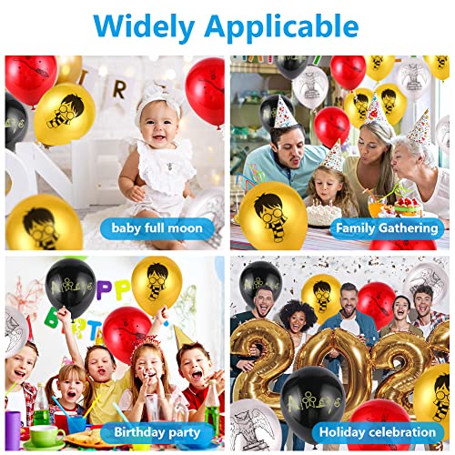 Ainiv 15PCS 12-Inch Cartoon Metallic Balloons for Parties