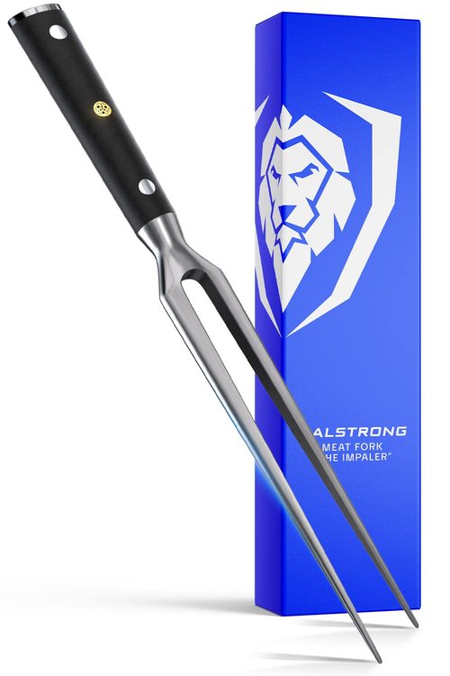 Dalstrong Meat Fork - 7 inch - The Impaler - Dual-Prong Carving & BBQ Fork - High Carbon Stainless Steel - G10 Garolite Handle - Professional Barbecue Carving Fork - Kitchen Utensils