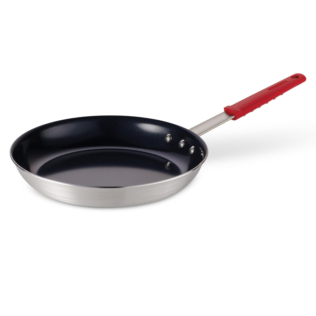 Tramontina Professional 12-Inch Ceramic Non Stick Large Frying Pan, Heavy-Gauge Aluminum Skillet with Ceramic Nonstick Coating, Dishwasher and Oven Safe, Black