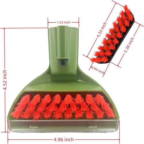 Bissell Little Green Machine Brush Replacement Parts - Tough Stain Brush Tools & Hose Clean Attachments | Fits 1400B, 4075, 3353, 3194, 2458, 3588F, 1986, 1425