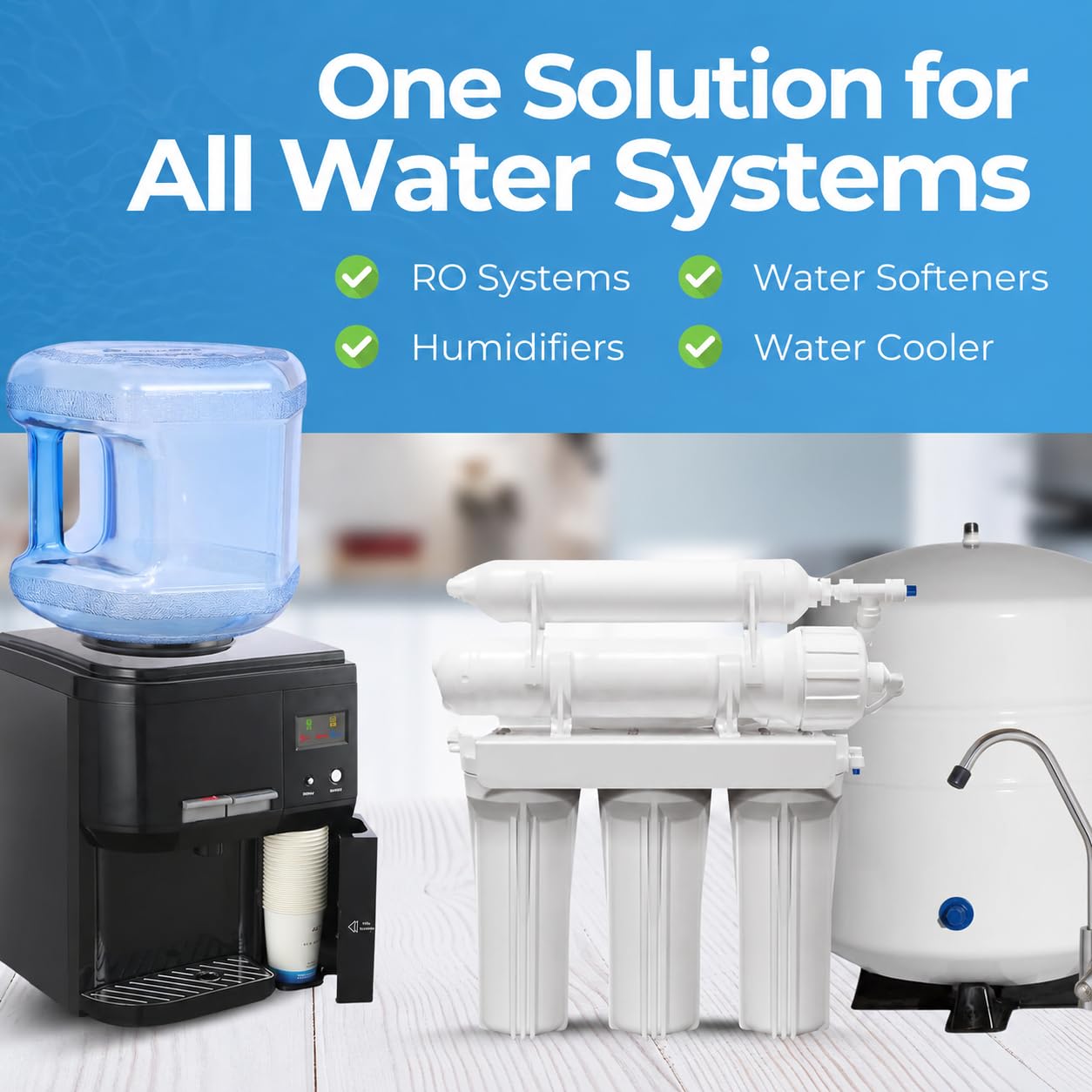 IPW Industries, Inc. - Sani System (SS24N) Liquid Cleaner for Reverse Osmosis (RO) System, Cooler, Whole House Water Softener and Home Improvement