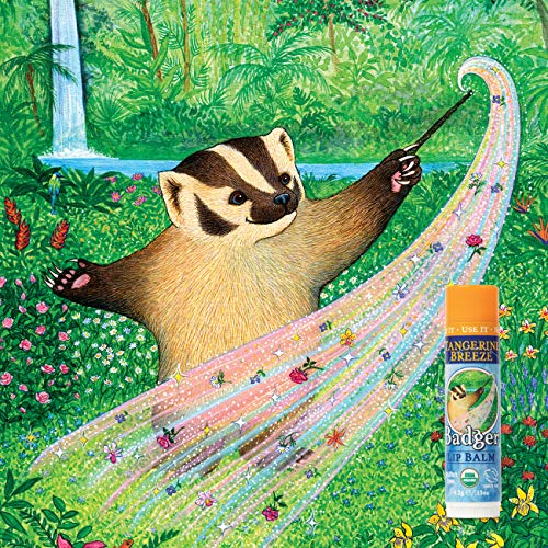 Badger Organic Lip Balm Stick - Tangerine Breeze Moisturizing Care