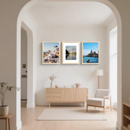 LUCKYLIFE 12x16 Picture Frame Natural Solid Wooden Photo Frames Diamond Art Painting for Wall, Display 8.5x11 with Mat or 12x16 Without Mat, 1 Pack