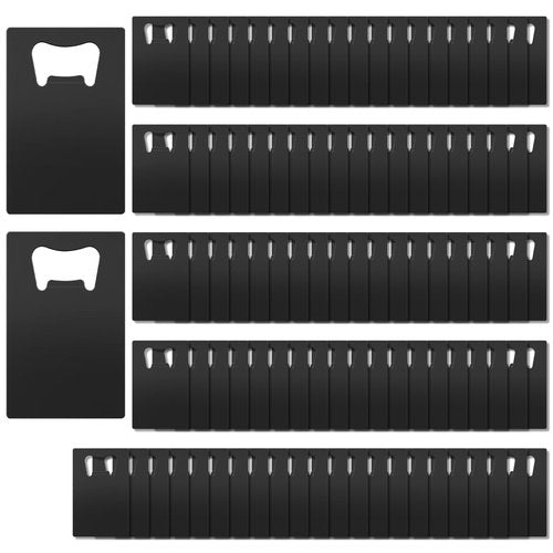 Yugada 200 Pcs Credit Card Bottle Opener Bulk, Stainless Steel Metal Card Beer Bottle Openers Wallet Bottle Opener DIY for Party Favor Wedding Favor Groomsmen Bridesmaid Gift (200 Pcs)