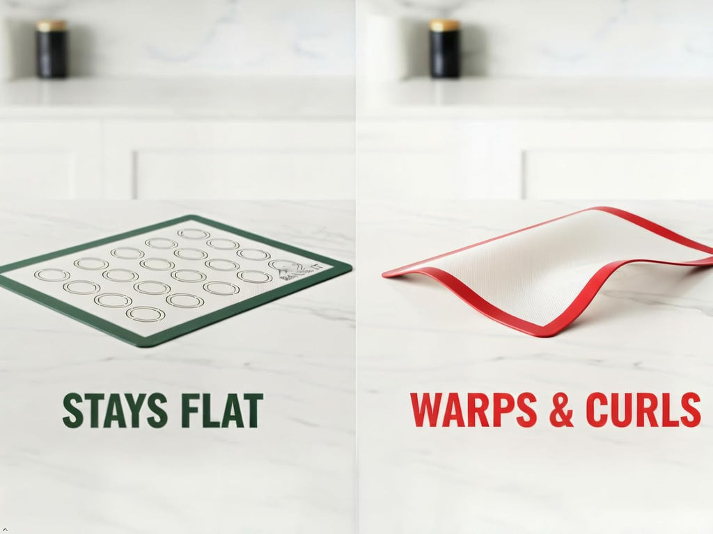 Silicone Baking Mats Set - 3 Non-Stick Reusable Oven Liners | Parchment-Free (18" x 13" & 15" x 10")