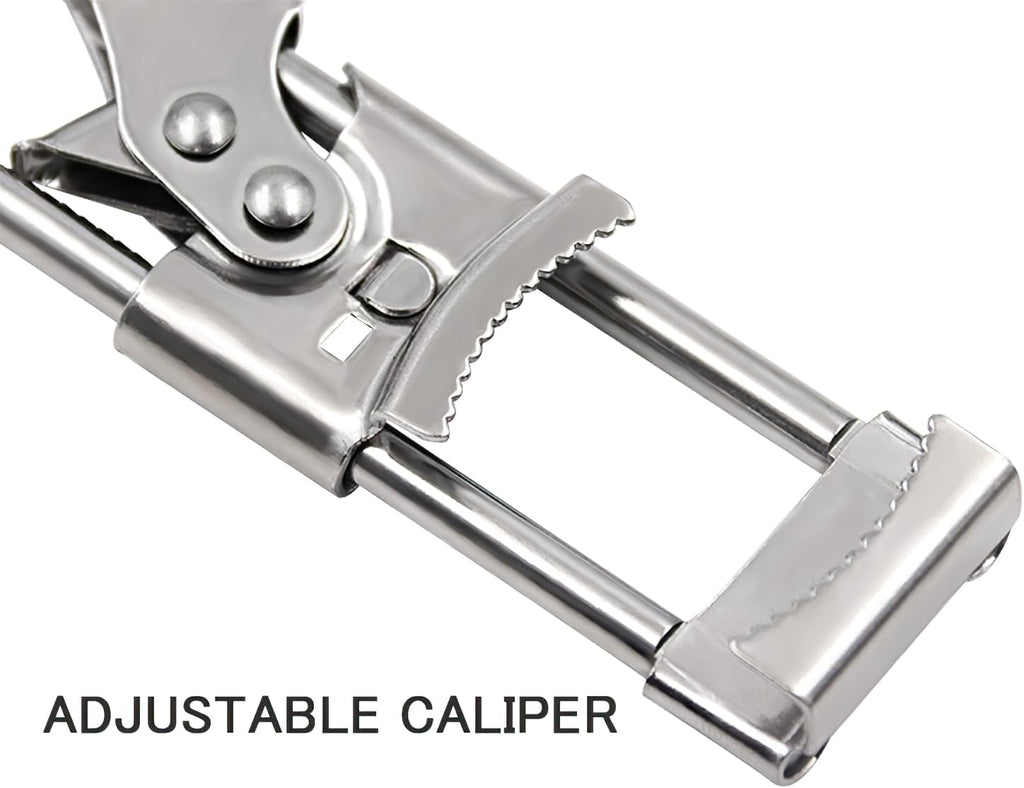 Skiennix Jar Opener - Adjustable Stainless Steel Lid Gripper for Seniors with Arthritis | Non-Slip Design