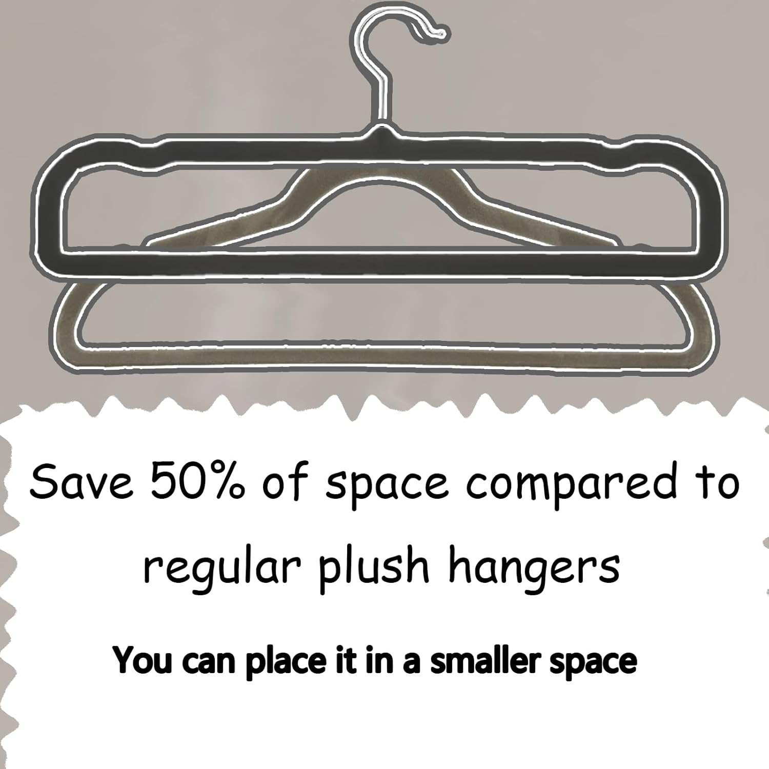 Velvet Pants Hangers by Perchas Terciopelo - Non-Slip 20 Pack for Space-Saving Closet Organization - Durable with 360° Rotatable Hook (Black)