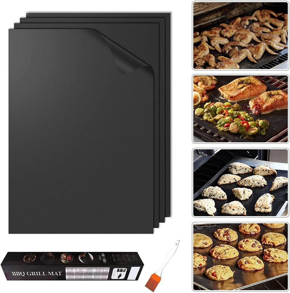 Skiennix Large Oven Liners - Reusable Nonstick Teflon Mats | 17"x 25" Heavy Duty & Heat Resistant