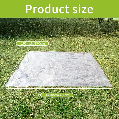 Extra Large Plastic Sofa Cover - Waterproof Furniture Protector 146" x 106"