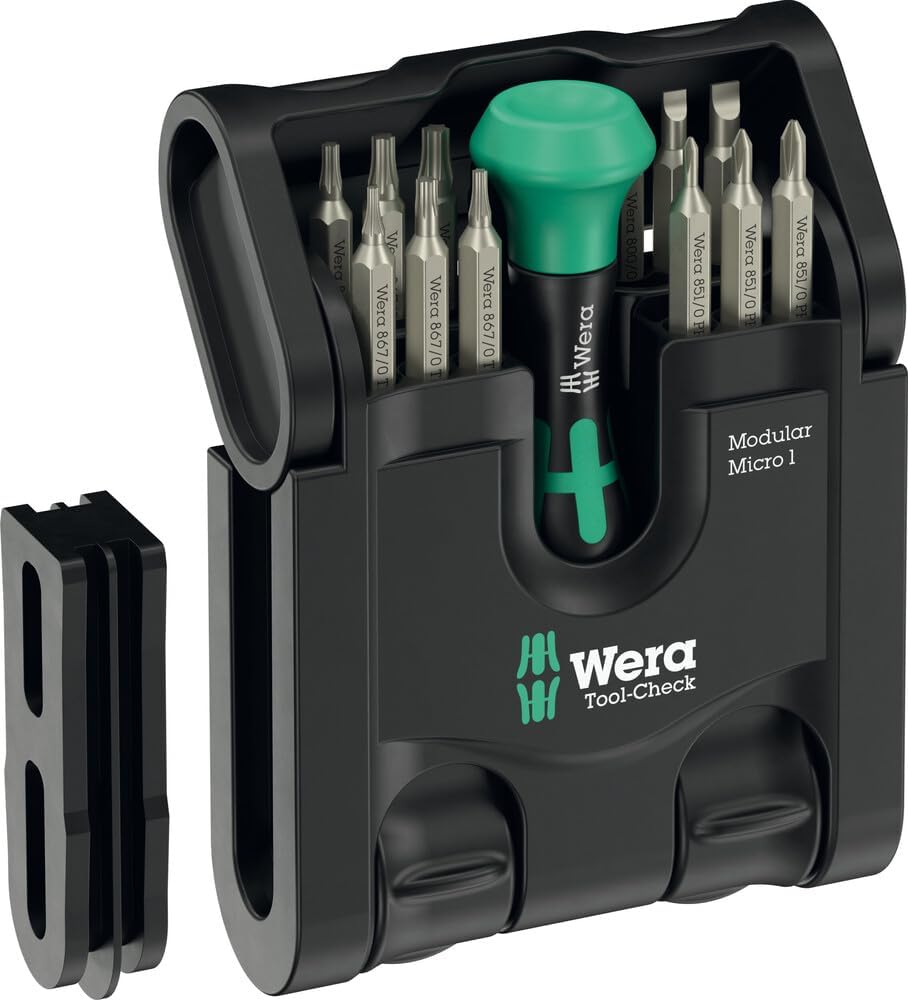 Wera Tool-Check Modular Micro Set - 21 Precision Tools for Versatile Use
