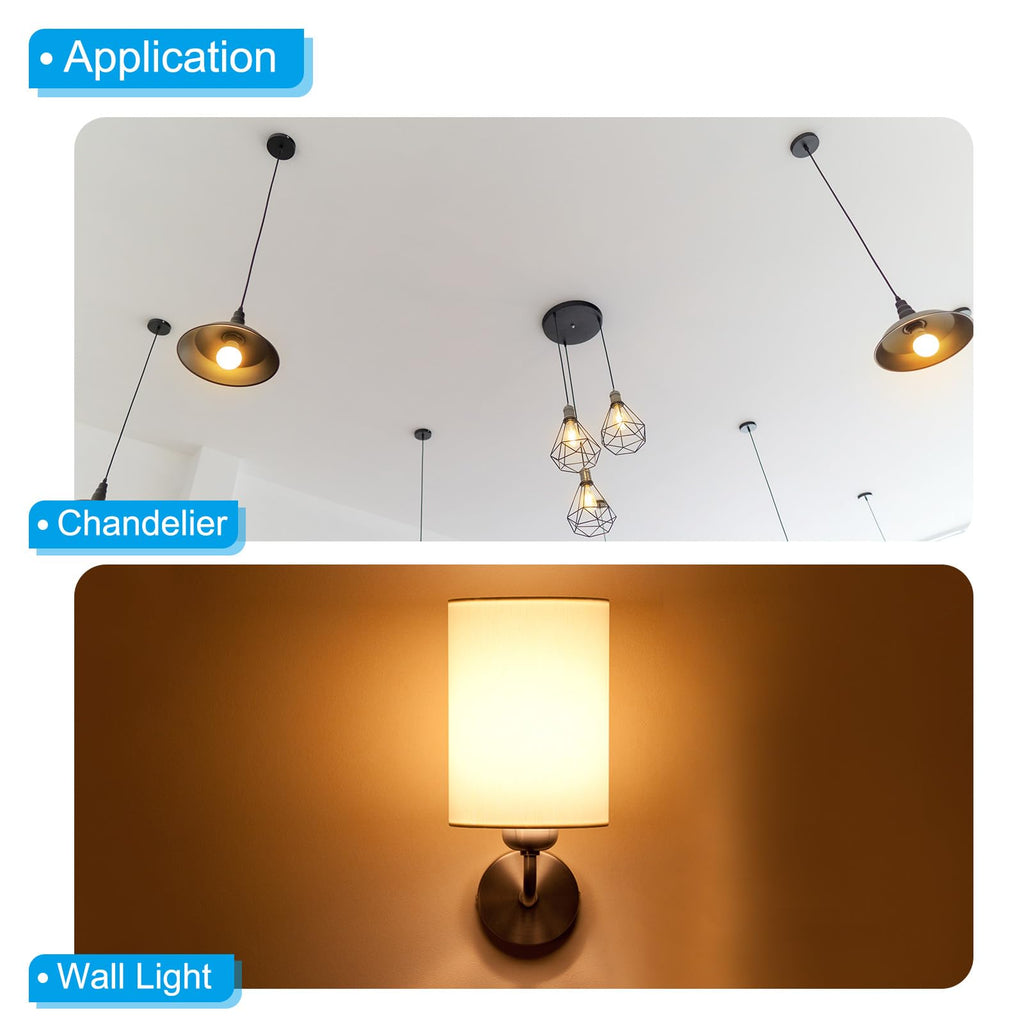 PATIKIL 115mm (4.53") Universal Light Fixture Mounting Bracket Kit, 4set Light Crossbar Round Ceiling Plate for Wall Light, Close to Ceiling Light, Chandelier