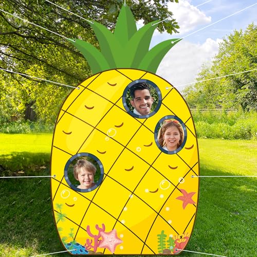 Large Pineapple Photo Booth Backdrop for Summer Parties