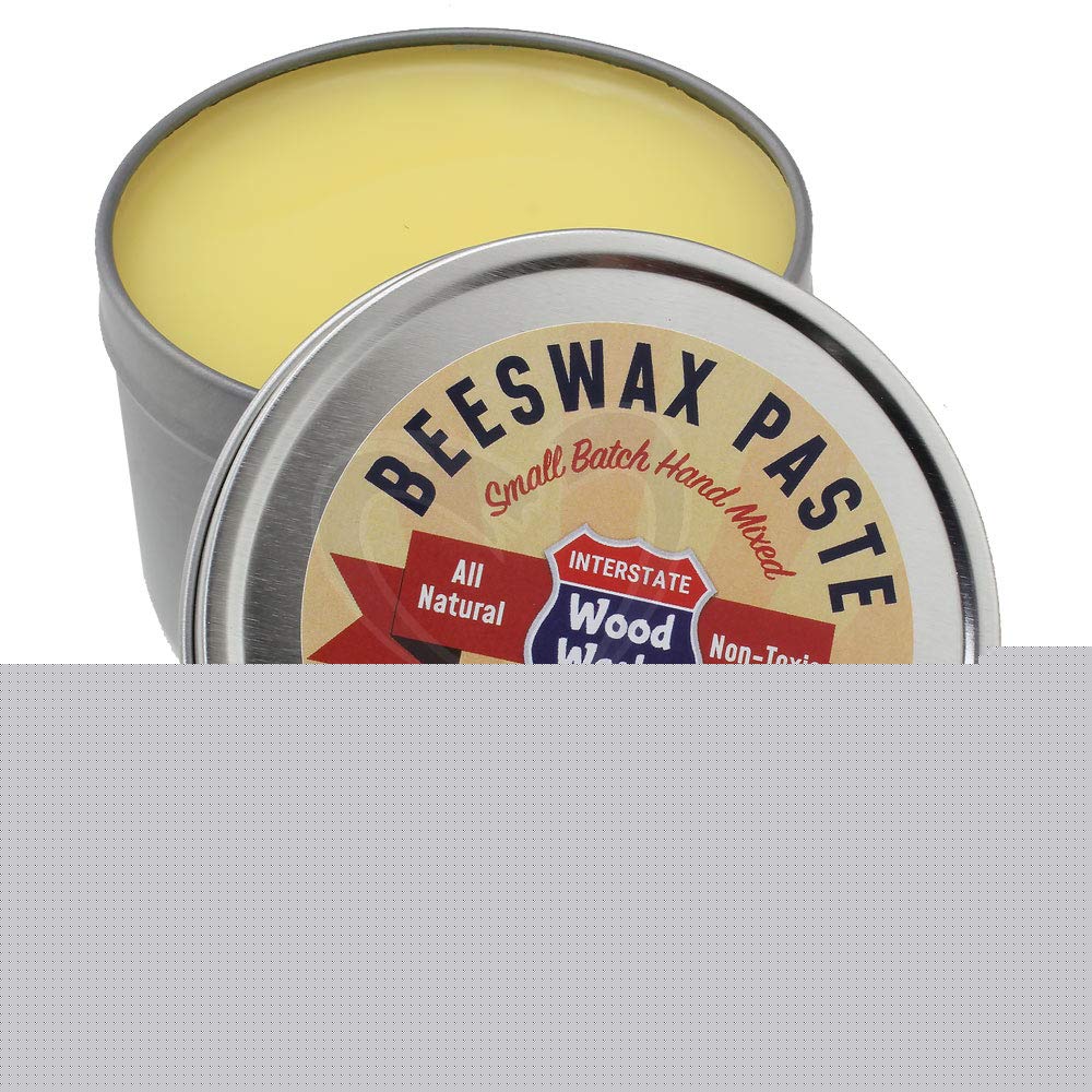 Interstate WoodWorks Beeswax Paste Wood Finish & Polish - 6.25 oz.- Cutting Board Sealer - Made in America