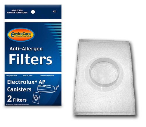 EnviroCare Premium Replacement Anti Allergen Vacuum Filters for Electrolux Canister and Aerus AP100. 2 After Filters